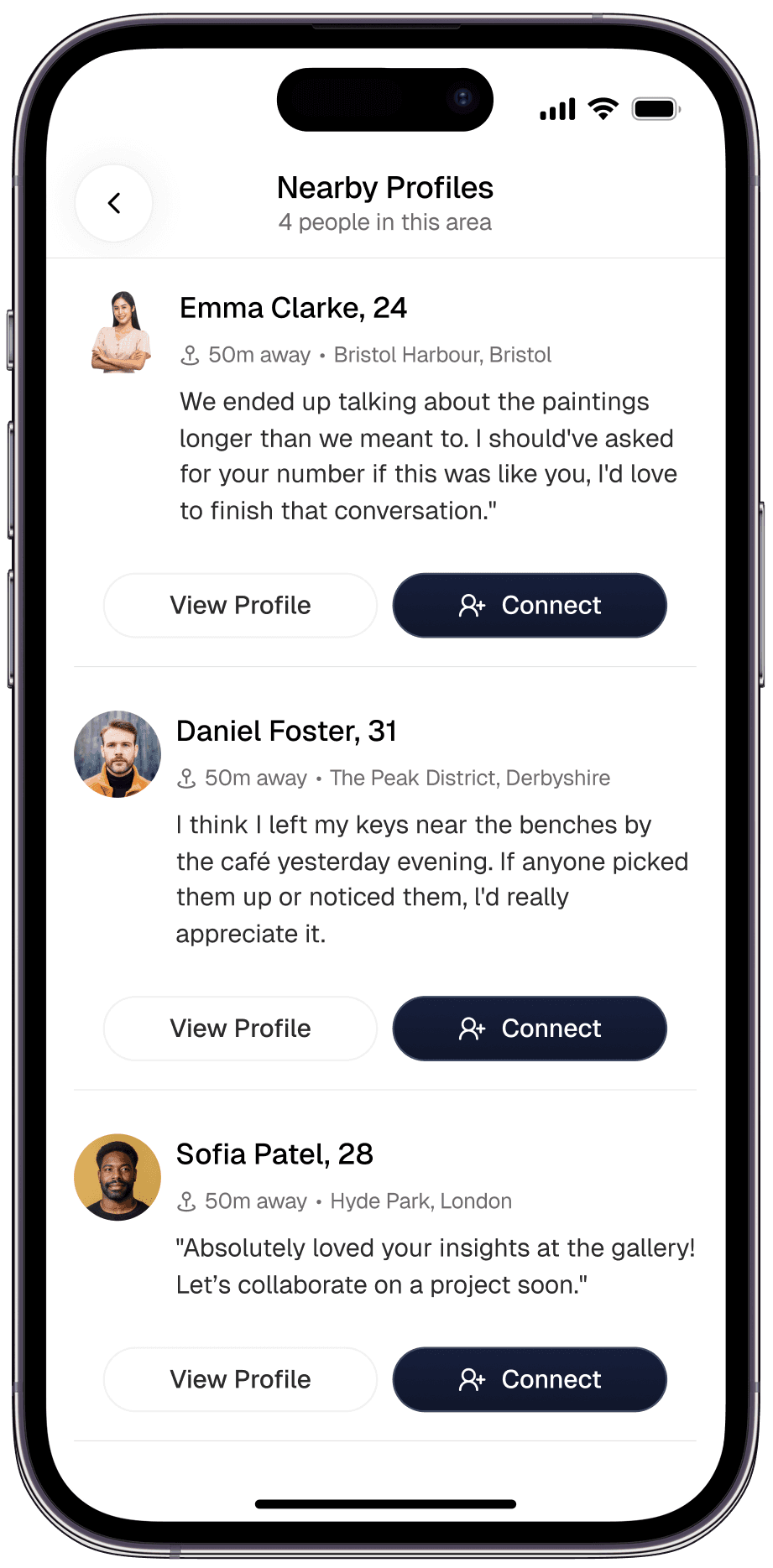 Find your missed connection